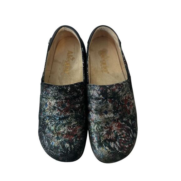 Alegria Shoes Women's Size 37 Black Multicolor Slip On Clog Comfort‎ - Picture 9 of 9
